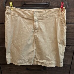 Merona Khaki Knee Length Skirt